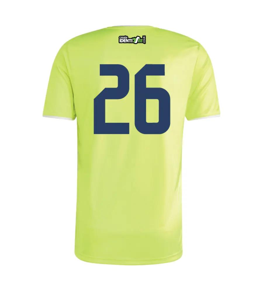 Chars Adidas Entrada 26 T-Shirt Solar Yellow SNR