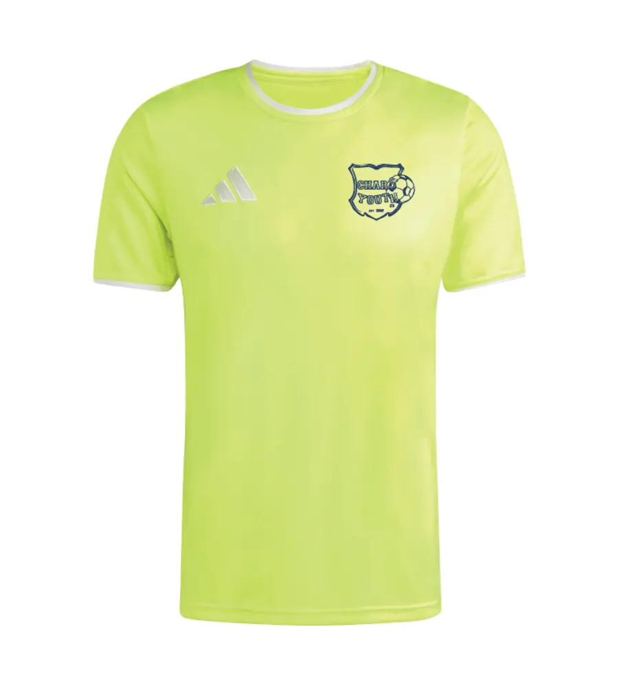 Chars Adidas Entrada 26 T-Shirt Solar Yellow SNR