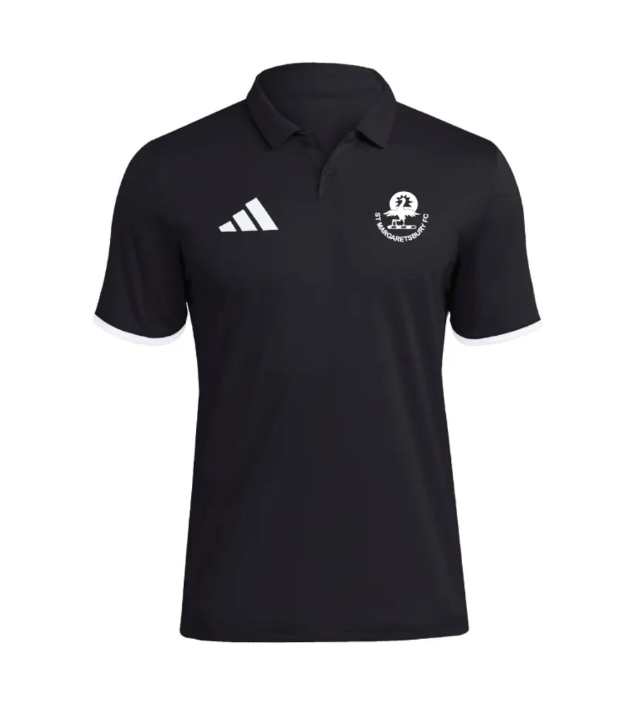 ST Mags Adidas Entrada 26 Polo Black JNR