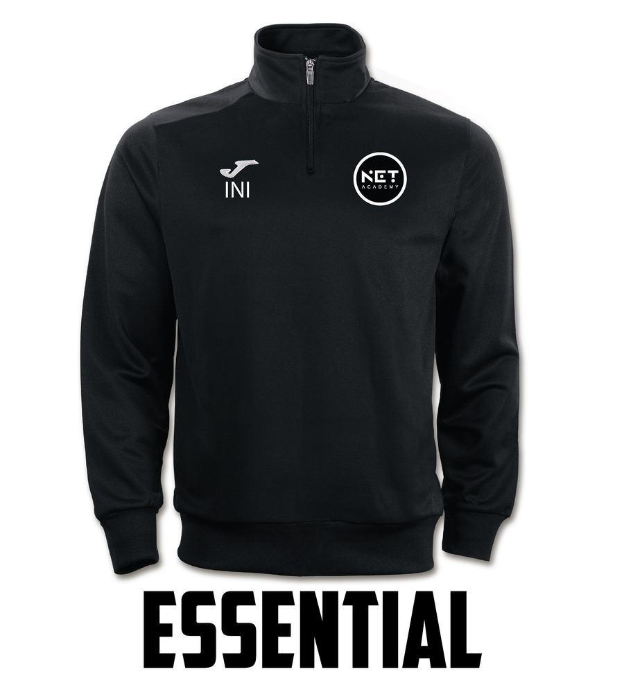 Net Academy Coaches Faraon 1/4 Zip Sweat Black