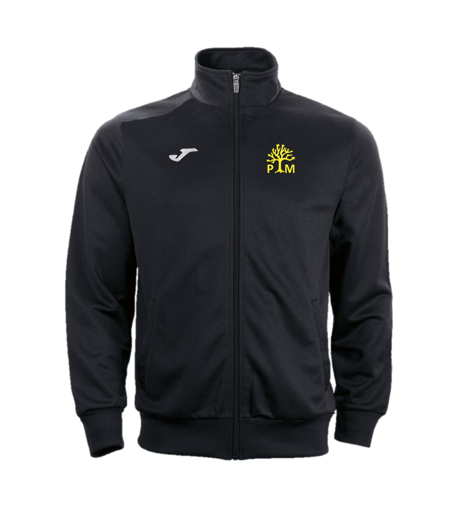 Pear Tree Mead Joma Full Zip Track Top Black with School Crest
