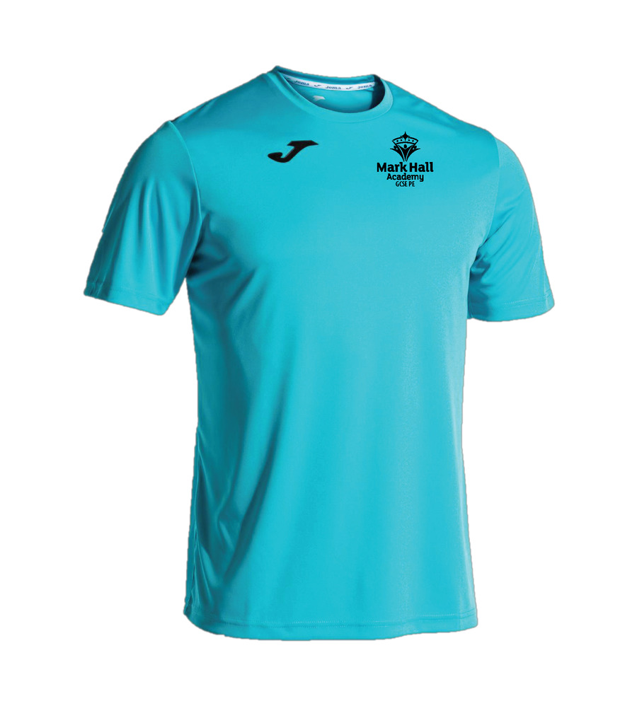 Mark Hall GCSE PE T-shirt Turquoise 