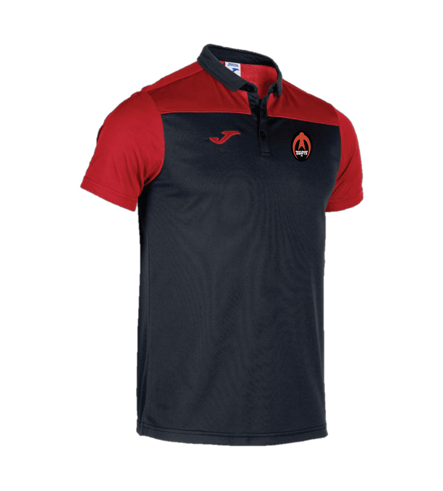 BS Swifts Coaches Hobby Polo Black/Red SNR