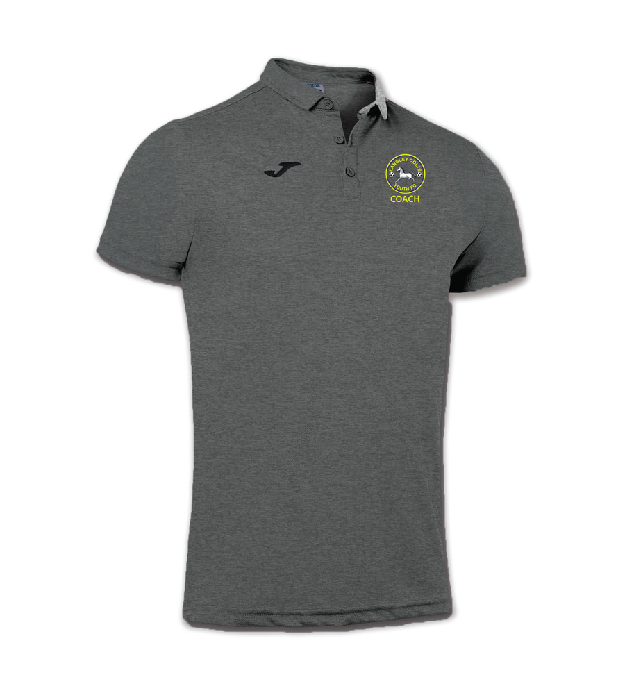 Langley Colts Coach Hobby Polo Dark Melange  