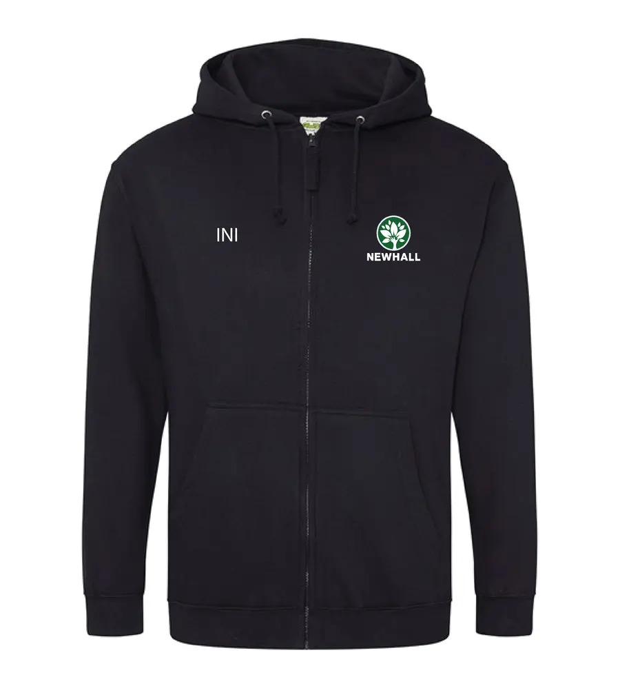 Newhall Primary Zip Hoodie Black