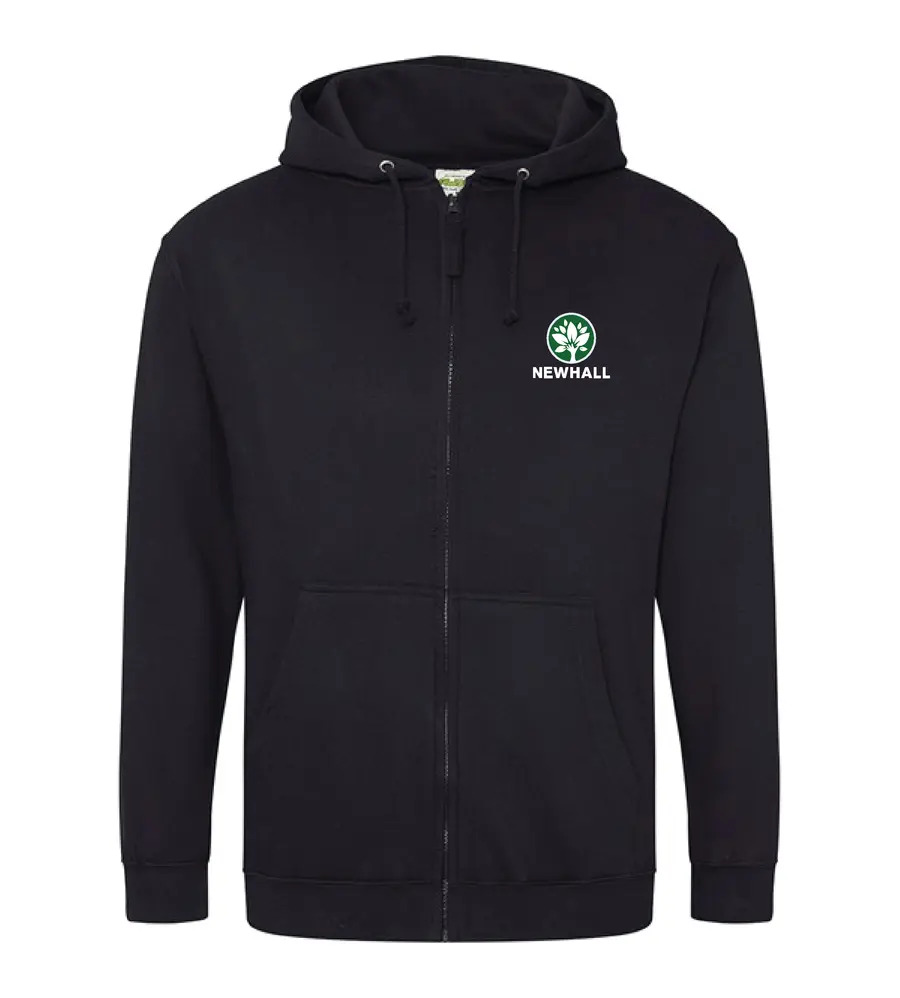 Newhall Primary Zip Hoodie Black
