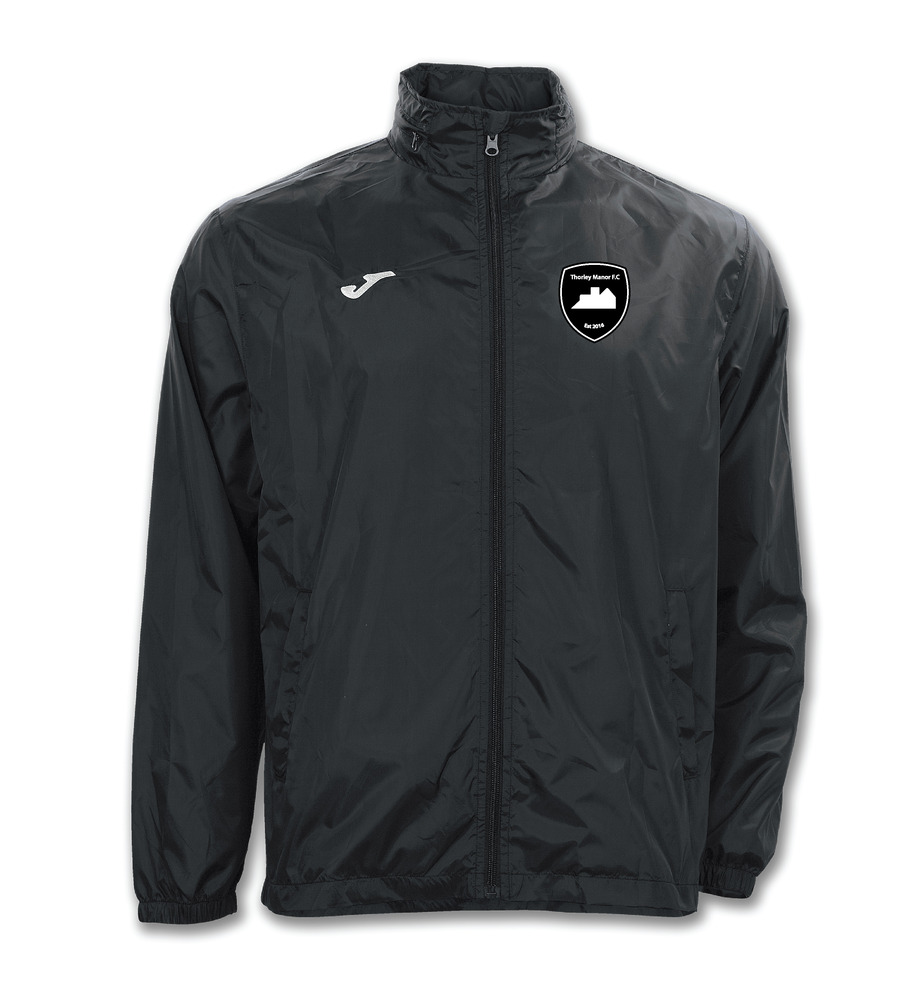 TMFC Iris Rain Jacket Black with Badge