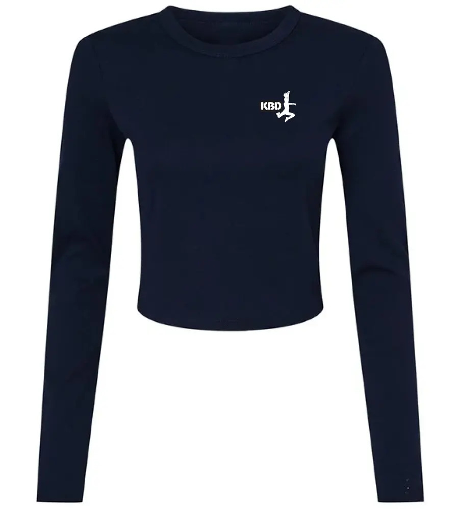 KBD Dance Long Sleeve T-shirt Navy Year 7+