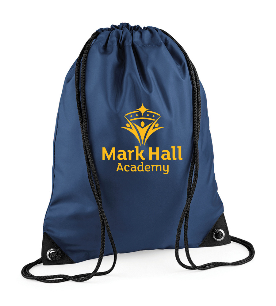 Mark Hall Bagbase Gymsac with or without School Crest