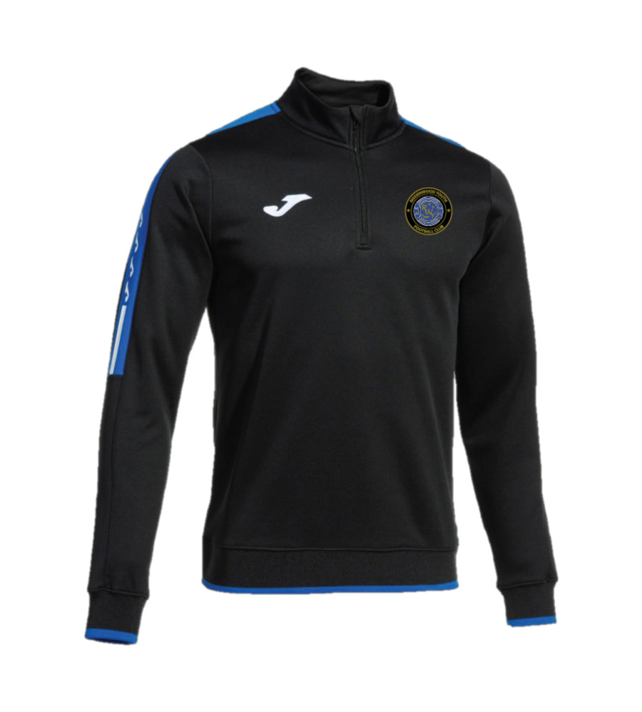 RWYFC Olimpiada 1/4 Zip Black/Royal SNR