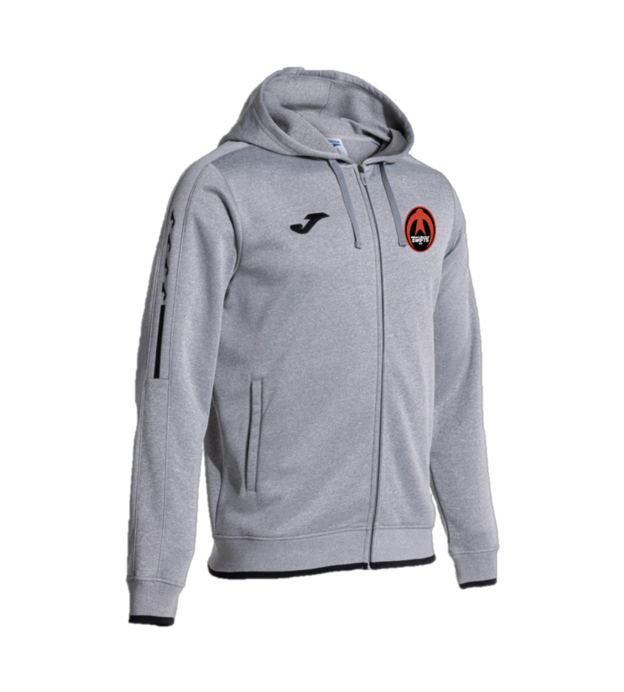 BS Swifts Coaches Olimpiada Full Zip Hoodie Grey/Black JNR