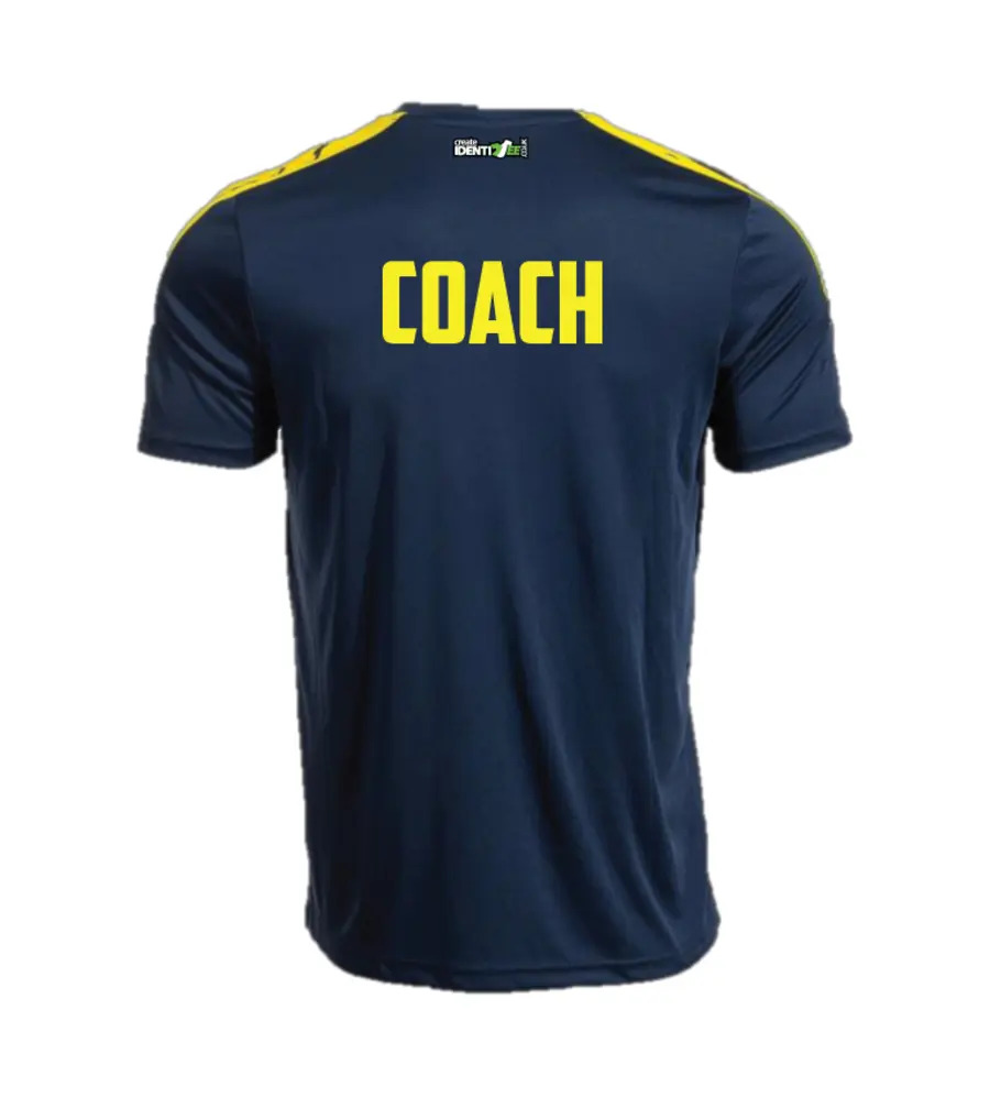 SK Sports Coaches Olimpiada T-Shirt Navy/Yellow SNR