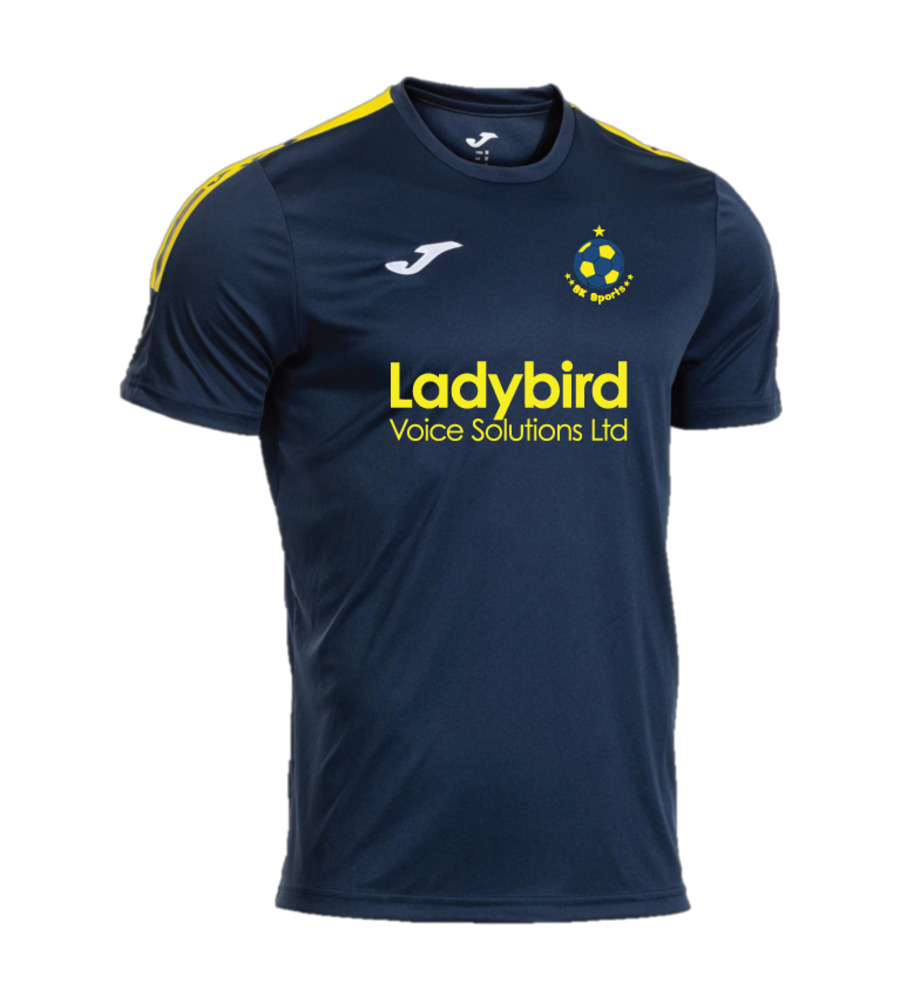 SK Sports Olimpiada Home Shirt Navy/Yellow JNR
