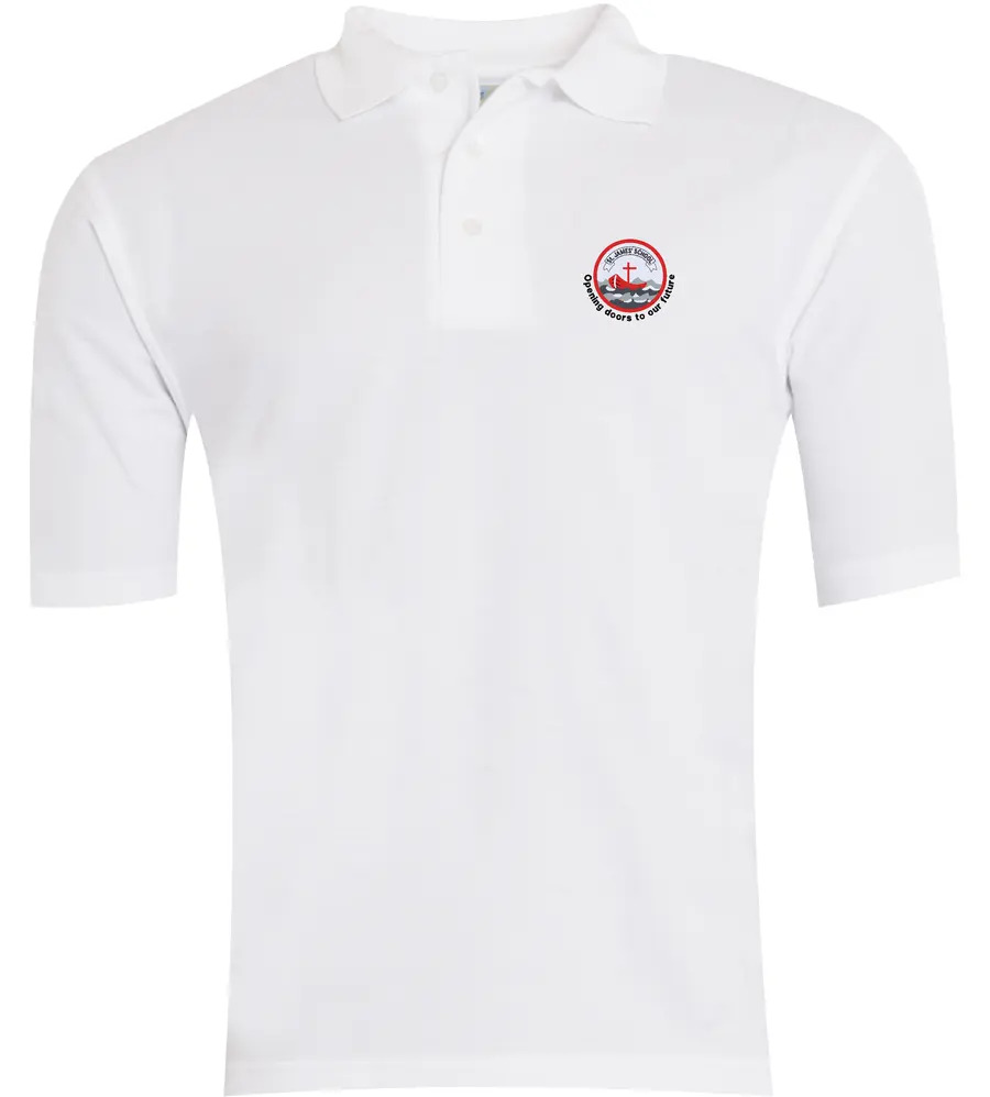 St James Polo Shirt White 