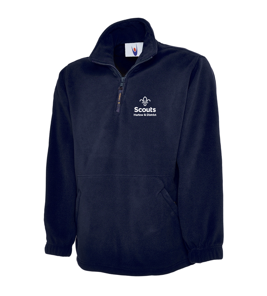 Scouts H&D 1/4 Zip Fleece Navy