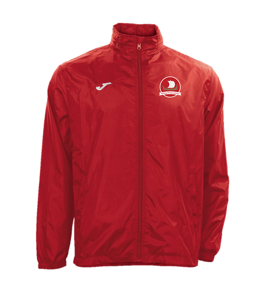 Rodings Iris Rain Jacket Red with or without School Crest