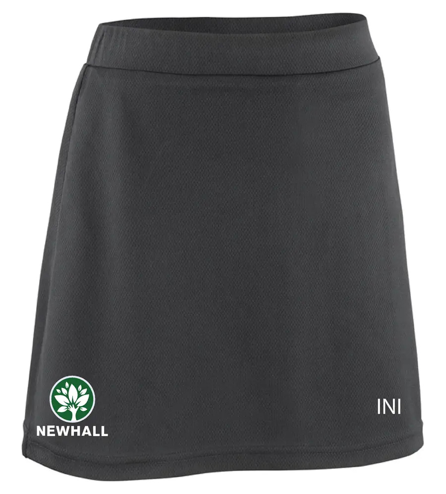 Newhall Primary Spiro Skort Black