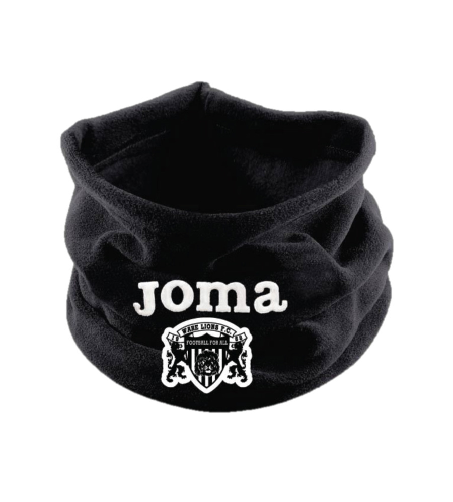 Ware Lions Snood Black With Badge