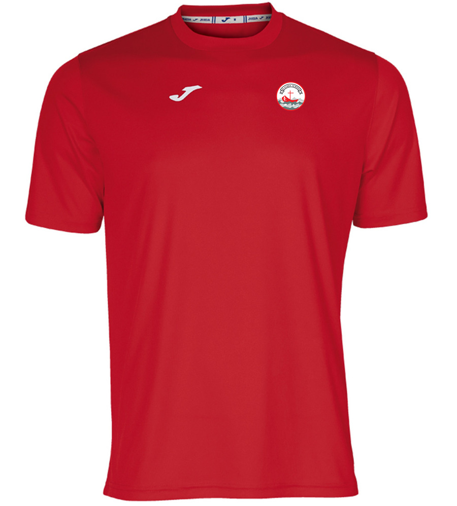 St James Joma Combi Tee Red with or without school crest