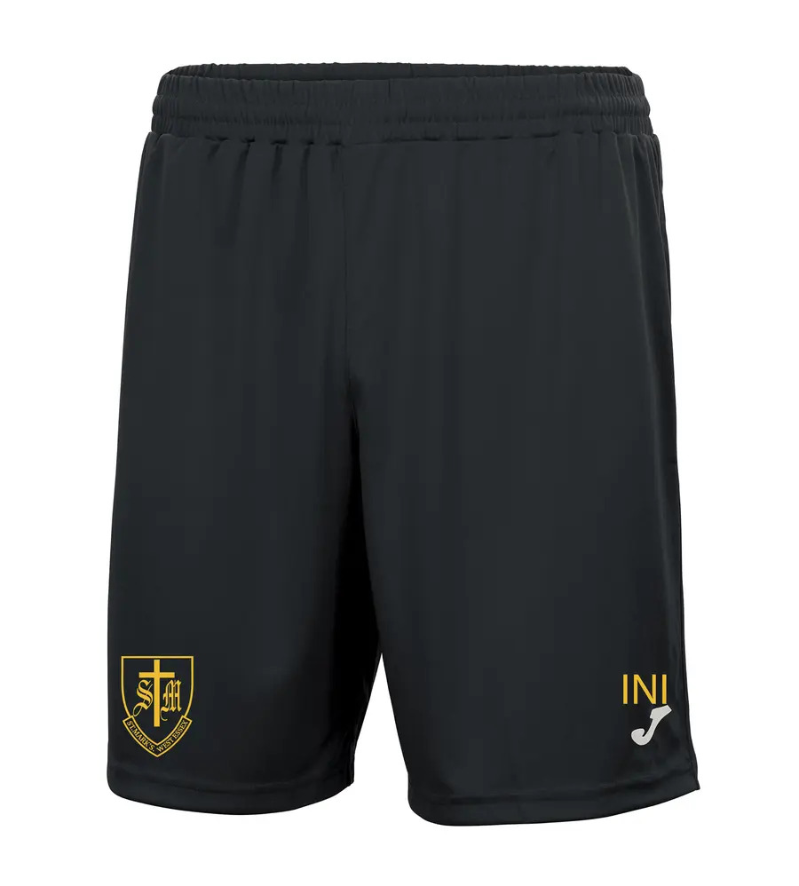 St Marks Joma P.E Short Black with School Crest