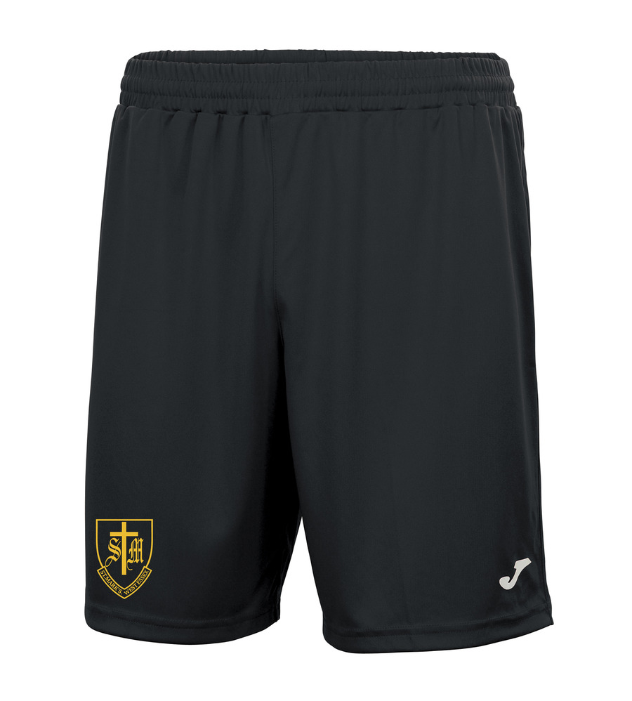 St Marks Joma P.E Short Black with School Crest