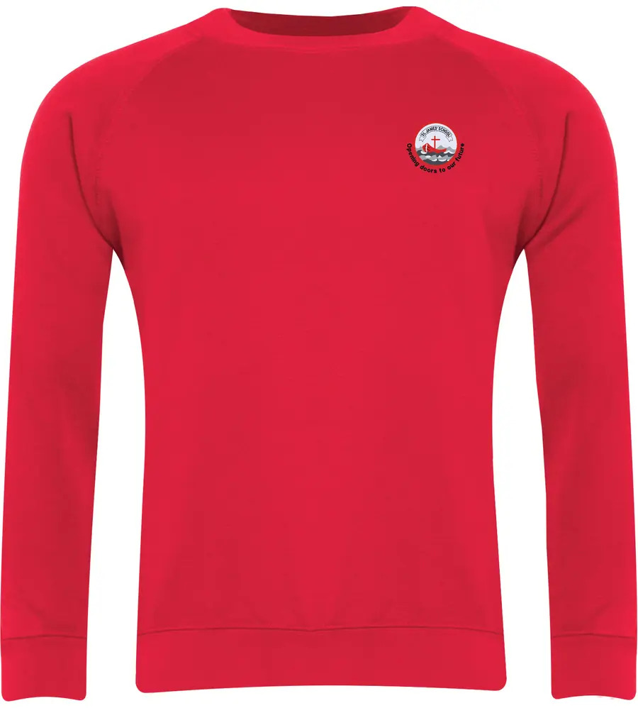 St James Sweatshirt Red