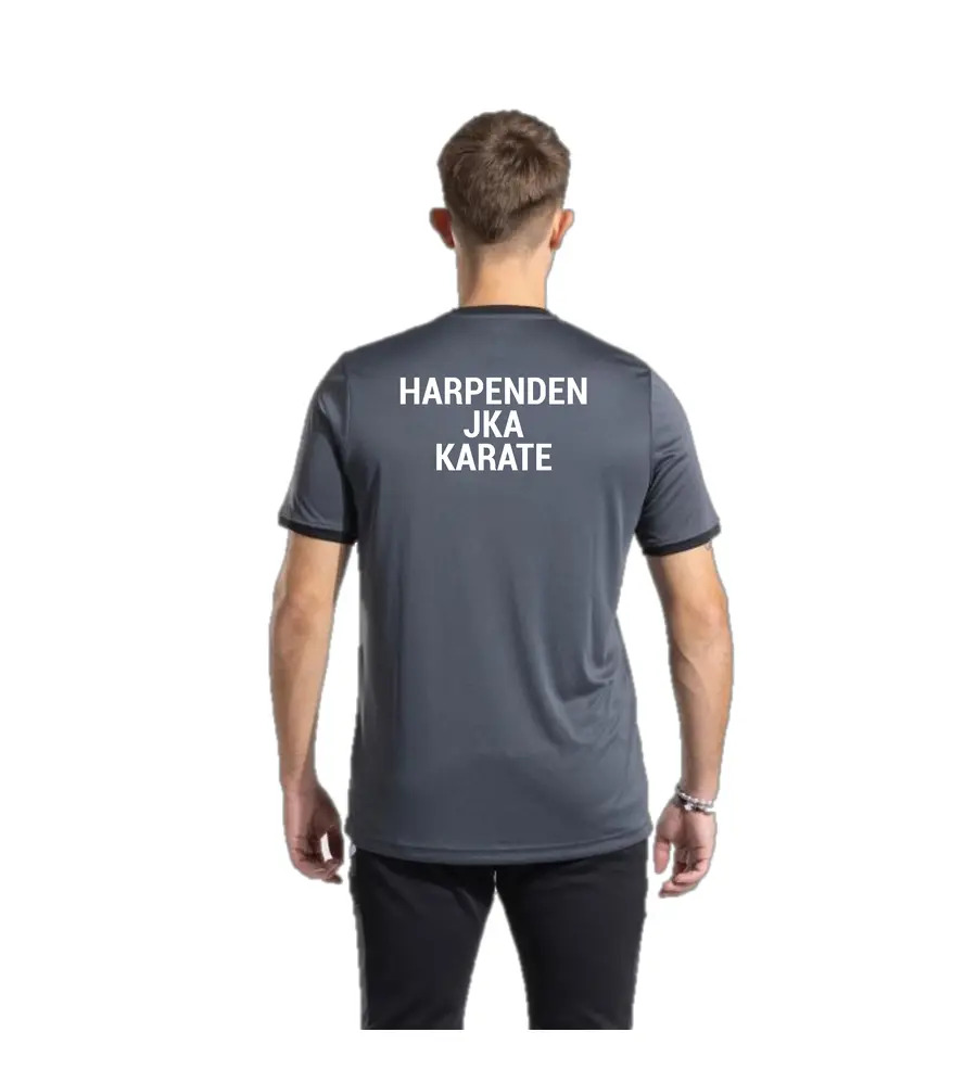 Harpenden JKA Combi Premium T-Shirt Dark Grey/Black