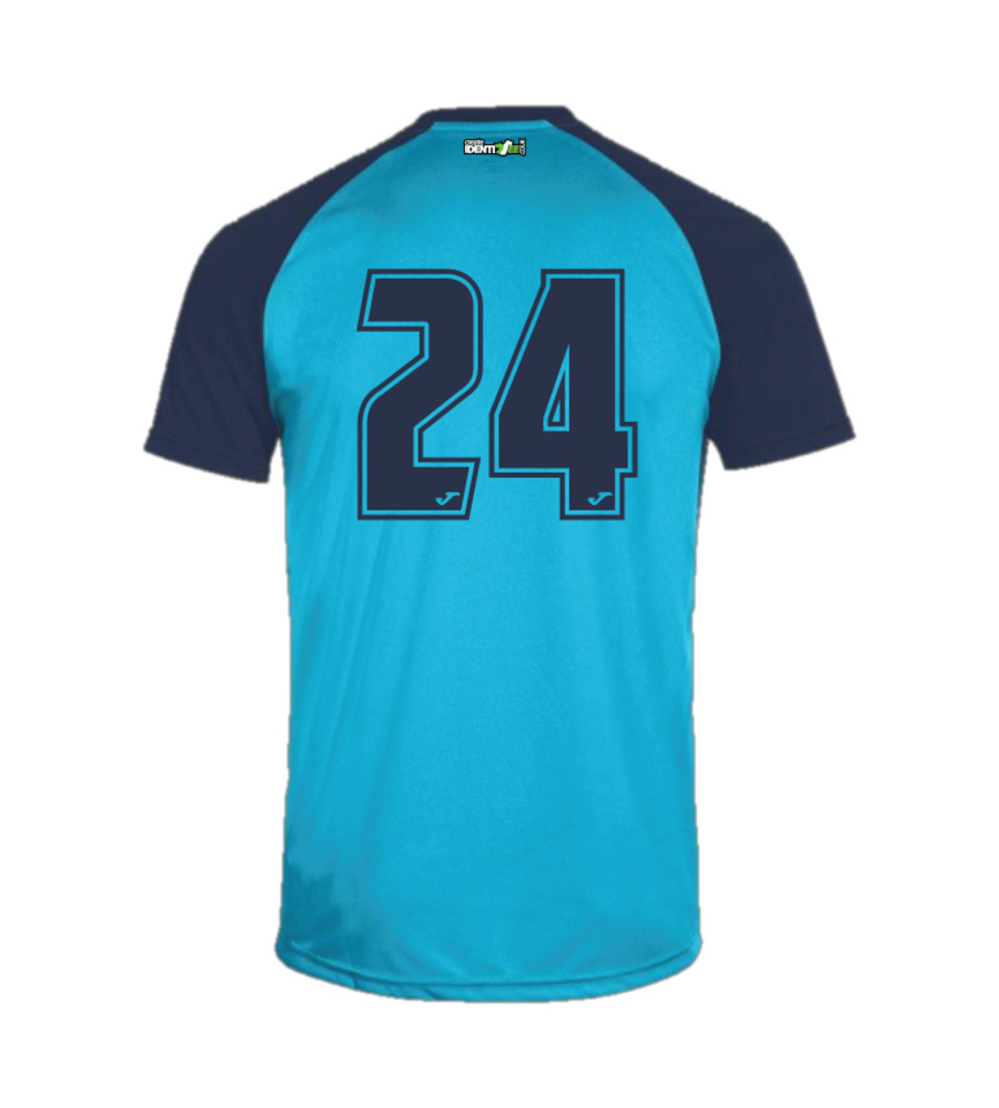 SK Sports Tiger VI Away Shirt Turquoise/Navy JNR