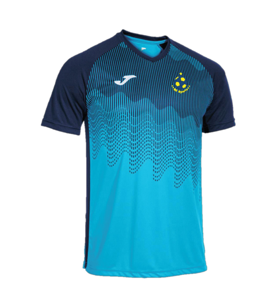 SK Sports Tiger VI Away Shirt Turquoise/Navy JNR
