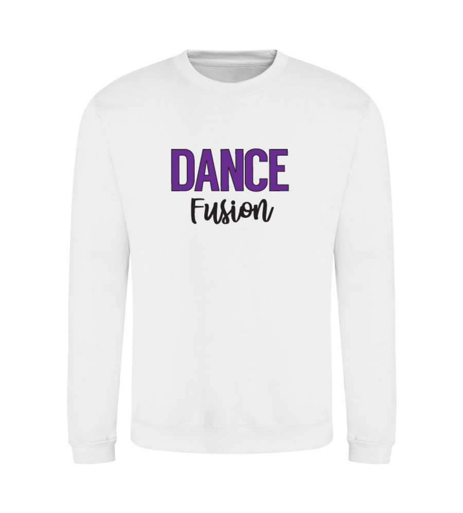 Dance Fusion Awdis Sweatshirt White