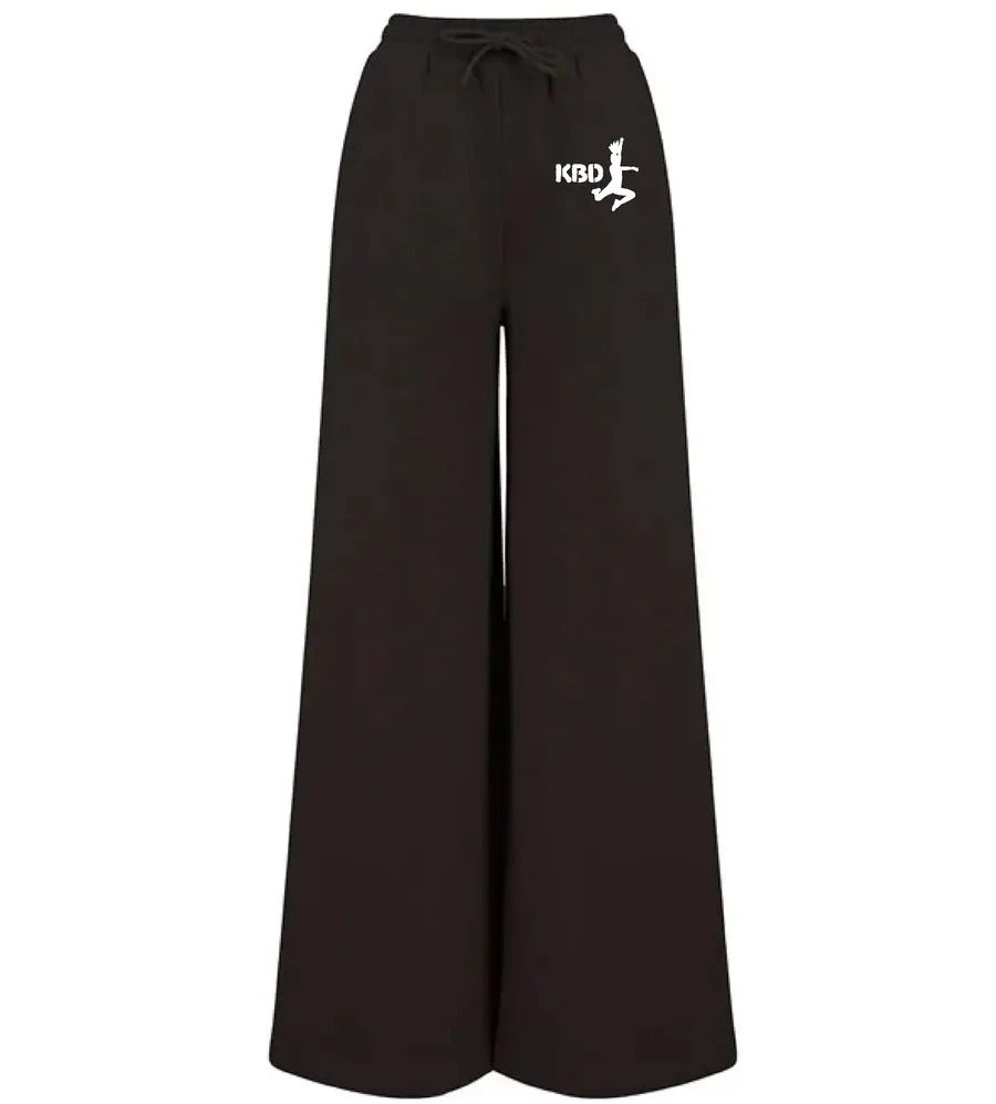 KBD Dance Adult Wide Leg Joggers Black