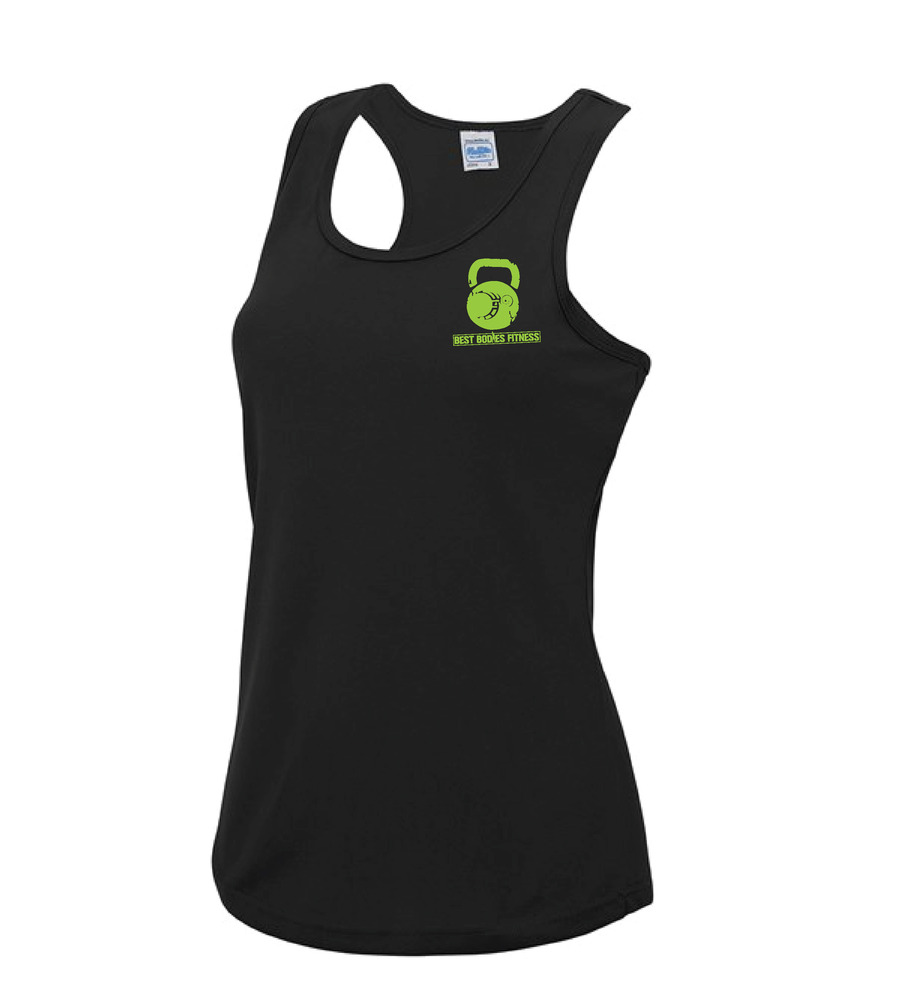 Best Bodies Fitness Ladies Vest Black